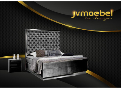 Boxspringbed Stof Meubels Bedden Bed Textiel Slaapkamer Design Chesterfield
