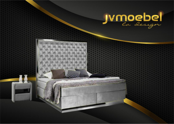 Boxspringbed Stof Meubels Bedden Bed Textiel Slaapkamer Design Chesterfield