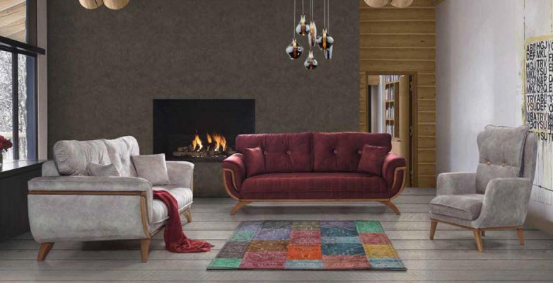 Luxury set bankstel 3+3+1 zits modern banken fauteuil
