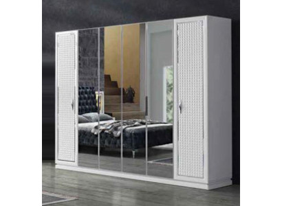 Kledingkast Kast Spiegel Hout Meubels Kasten Garderobe Hout
