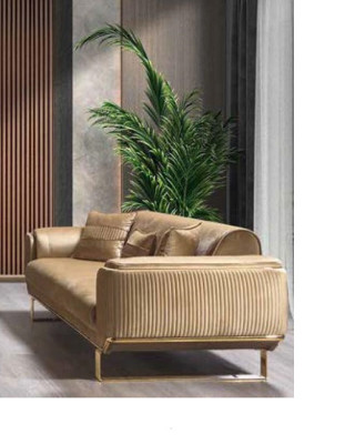 Luxe driezitsbankbank moderne banken textiel stoffen banken 234 cm