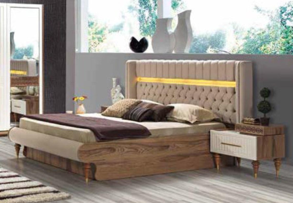 Bed dubbel bed bedden meubels inrichting nieuw slaapkamer meubels ontwerp