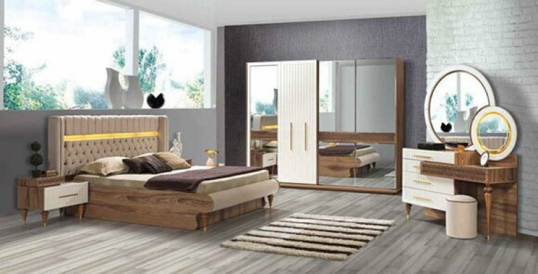 Bed dubbel bed bedden meubels inrichting nieuw slaapkamer meubels ontwerp