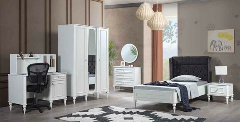Jongerenbed Eenpersoonsbedden Chesterfield Slaapkamer Meubels Gestoffeerd