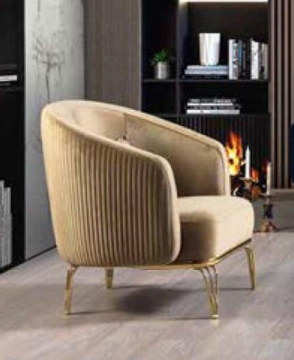 Fauteuil Modern Bank Bank Sofa Ontspannen Stof Lounge Textiel Stoel Luxe Zitplaatsen Polyester