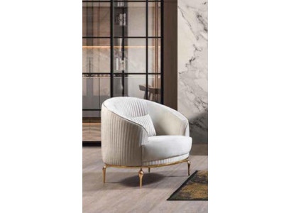Luxury eenzitter fauteuil bank stoffering meubels ontspannen club ontwerper sofa.