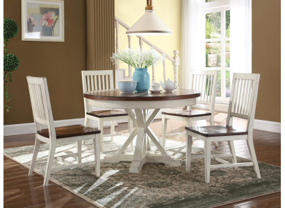 Eettafel 4 stoelen eetkamerset Eetgroep Klassieke tafel Tafelset nieuw