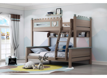 Stapelbed hoogslaper kinderbed hoogslapers grenen hout kinderkamer bed nieuw