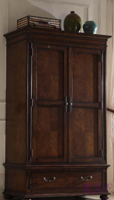 Kledingkast Antiek Stijl Kasten Echt Hout Kast Gründerzeit Bruin Echt