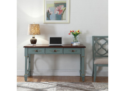 Bureau houten tafel computertafel massief hout kantoortafel tafel kantoormeubelen