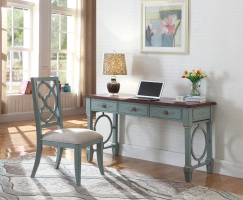 Bureau houten tafel computertafel massief hout kantoortafel tafel kantoormeubelen