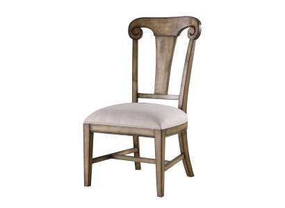 Massief houten eetkamerstoel Ontwerper textiel stoel Stoelen Eetkamerstoelen Nieuw