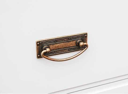 Luxe bed dubbel bed landhuis stijl tweepersoonsbedden wit slaapkamer