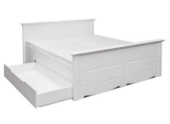 Lit Rembourrage Design Holzbetten Double Lits Blanc 180x200 Sommeil Chambre Bedekkende design houten bedden dubbele witte 180x200 slaapkamer