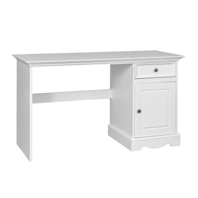 Massief houten bureau houten kantoormeubelen bureau computer landelijk huis.