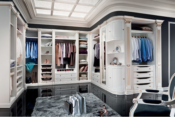 Element Model V1D-06LP voor Inloopkast Garderobe Italiaanse Meubelen
