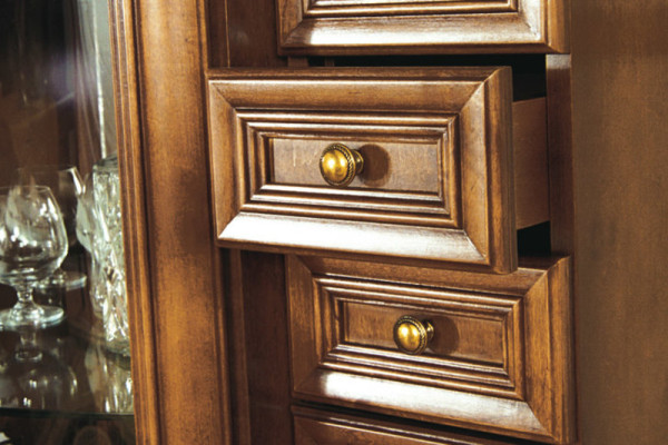 Klassieke vitrinekast ladekast commodes commodekast kast vitrinekast model Z-KS1
