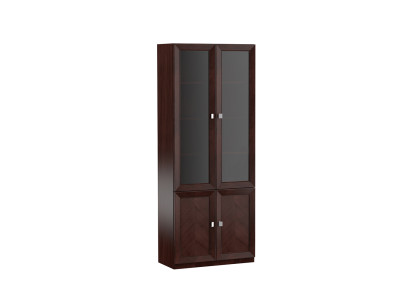 Systeem kantoor meubels vitrine archiefkast klassieke houten kast plank