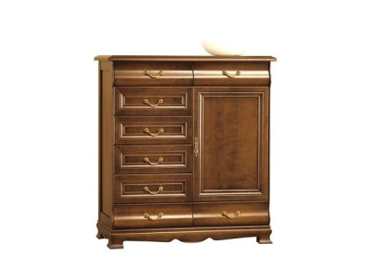 Moderne dressoir Bruin dressoir Houten designmeubelen Sideboard Plank Hotel Nieuw