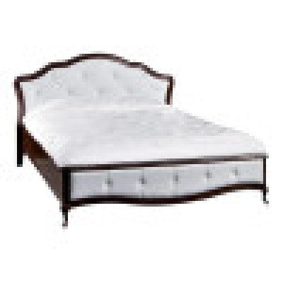 Bed Echtelijk bed Tweepersoonsbed Kingsize bed Slaapkamer Klassiek leren bed Model V-2T