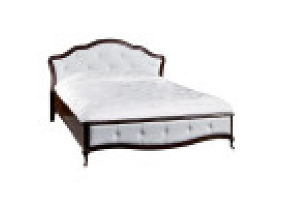Bed Echtelijk bed Tweepersoonsbed Kingsize bed Slaapkamer Klassiek leren bed Model V-2T