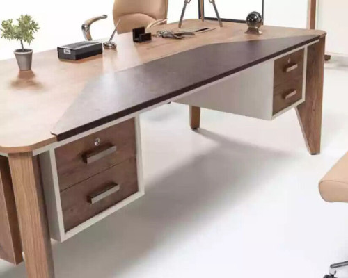 Luxe bureau tafel meubels hoekbureau tafels kantoor meubels houten tafel