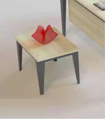 Kantoormeubelen moderne bureau salontafel dressoir bijzettafel 4-delig.