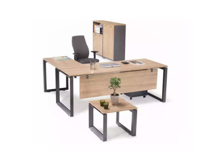Exclusieve kantoormeubelen Hoekbureau Commode Salontafel 2x Archiefkasten