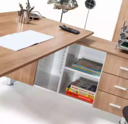 Kantoor meubels bureau archiefkast salontafel 4-delig set inrichting