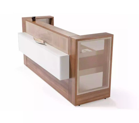 Receptie ontvangstdesk tafel meubels balie praktijk kantoor hotel