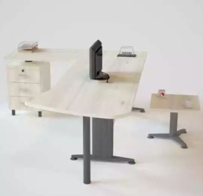 Luxe bureau lade salontafel 3-delige set meubilair tafel hout