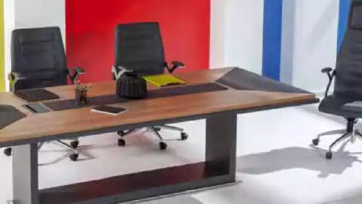 Comfortabele stijlvolle vergadertafel Schrijftafel Kantoor meubels Hout