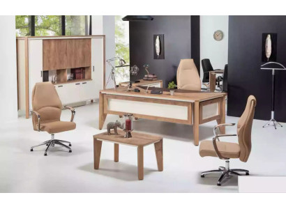 Kantoormeubilair Inrichting Bureau Archiefkast Salontafel Tafel Kast 3-dlg.