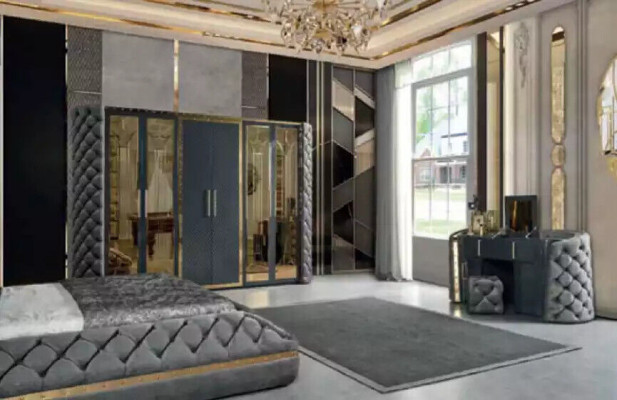 Kledingkast Kast Chesterfield Designer Kasten Gestoffeerd 315cm