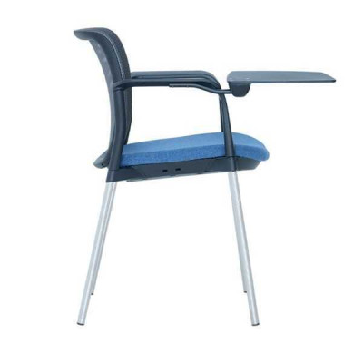 Moderne gestoffeerde stoelen ontwerp stijlvolle blauwe stoelen kantoorstoel stoel nieuw