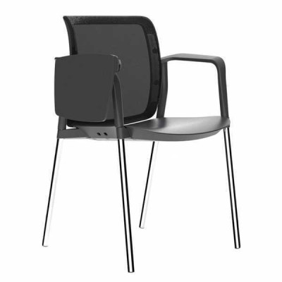Moderne fauteuil van topkwaliteit, stijlvol design zwarte fauteuil bureaustoel stoel.