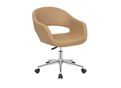 Hoogwaardige moderne bureaustoel gamingstoel Beige bureaustoel draaistoel Nieuw