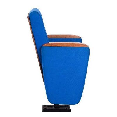 Fauteuil Art Deco Fauteuil Bankstel 1-zits voor Theater Design Luxe Blauw Textiel