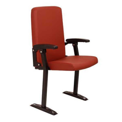 Fauteuil Bank 1-zits voor theaterontwerp Luxe Rood Fauteuil Art Deco Textiel Nieuw