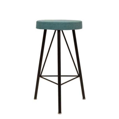Eetkamerstoel Luxe rond blauw Stoelen Stoel Ontwerp Fauteuil Meubels Textiel Nieuw