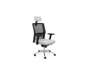 Grijze bureaustoelen Draaistoel Bureaustoel met net-ontwerp