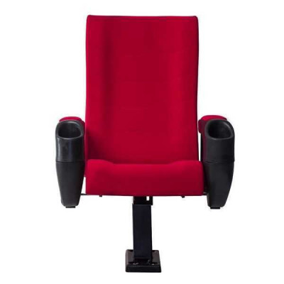 Moderne fauteuil fauteuil bank 1-zits voor theater cinema design luxe rood textiel
