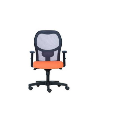 Kantoormeubilair Oranje Bureaustoel Draaistoel Directiestoel Mesh Design Bureaustoel