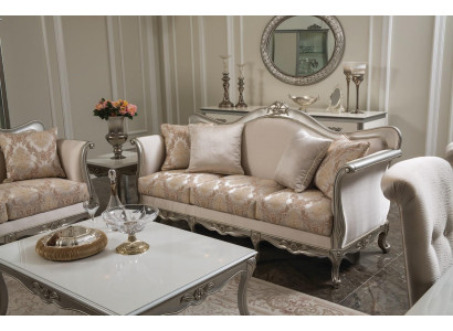 Driepersoonsbank 3-zitsbanken Luxe stoffen banken grote gestoffeerde designer