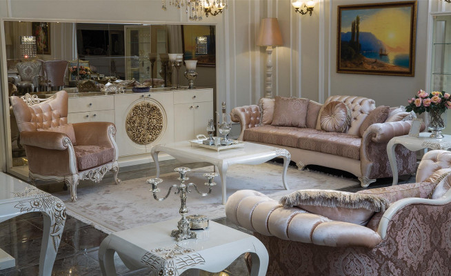Salontafel Woonkamer Koffietafel Ontwerp Meubels Luxe Hout Klassiek Nieuw