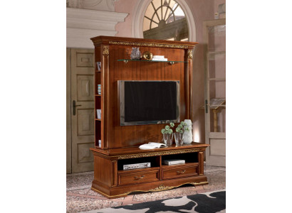 Tv-kast dressoir woonkamer tv wand massief hout landhuis massief hout