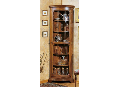 Kasten Houten vitrines Glazen kast Massief houten vitrine Woonkamer meubels Dressoir