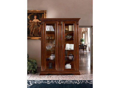 Klassieke vitrinekast vitrinekast vitrinekast vitrine barok rococo massief hout