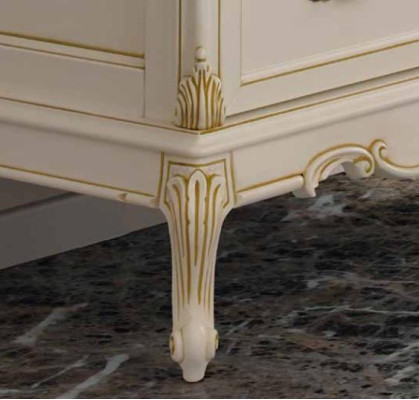 Slaapkamer dressoirkast Klassieke dressoir met spiegel Elegante stijlmeubel