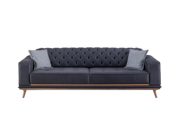 Luxe Modern Woonkamerset 4-delig. 4-zits fauteuil salontafel Houten meubels